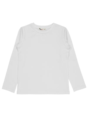 Civil Girls Basic 6-9 Yaş Sweatshirt - Beyaz