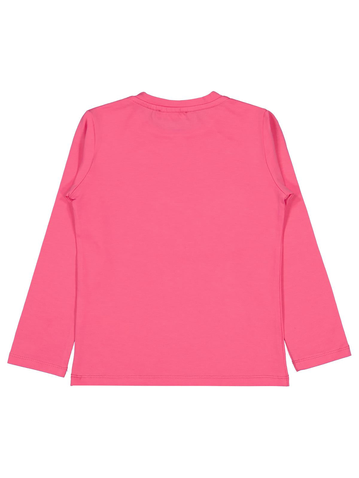 Civil Kız Çocuk Basic Sweatshirt | Likralı Süprem Uzun Kol | Okul Kreş ve Günlük Kullanım - Pembe