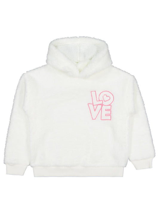 Civil Girls Love Nakışlı 6-9 Yaş Eşofman Takımı - Ekru