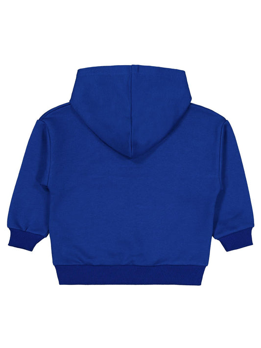 Civil Boys Erkek Çocuk Cehallenge Baskılı Sweatshirt | 3 İp Uzun Kol | Okul Kreş ve Günlük Kullanım - Mavi