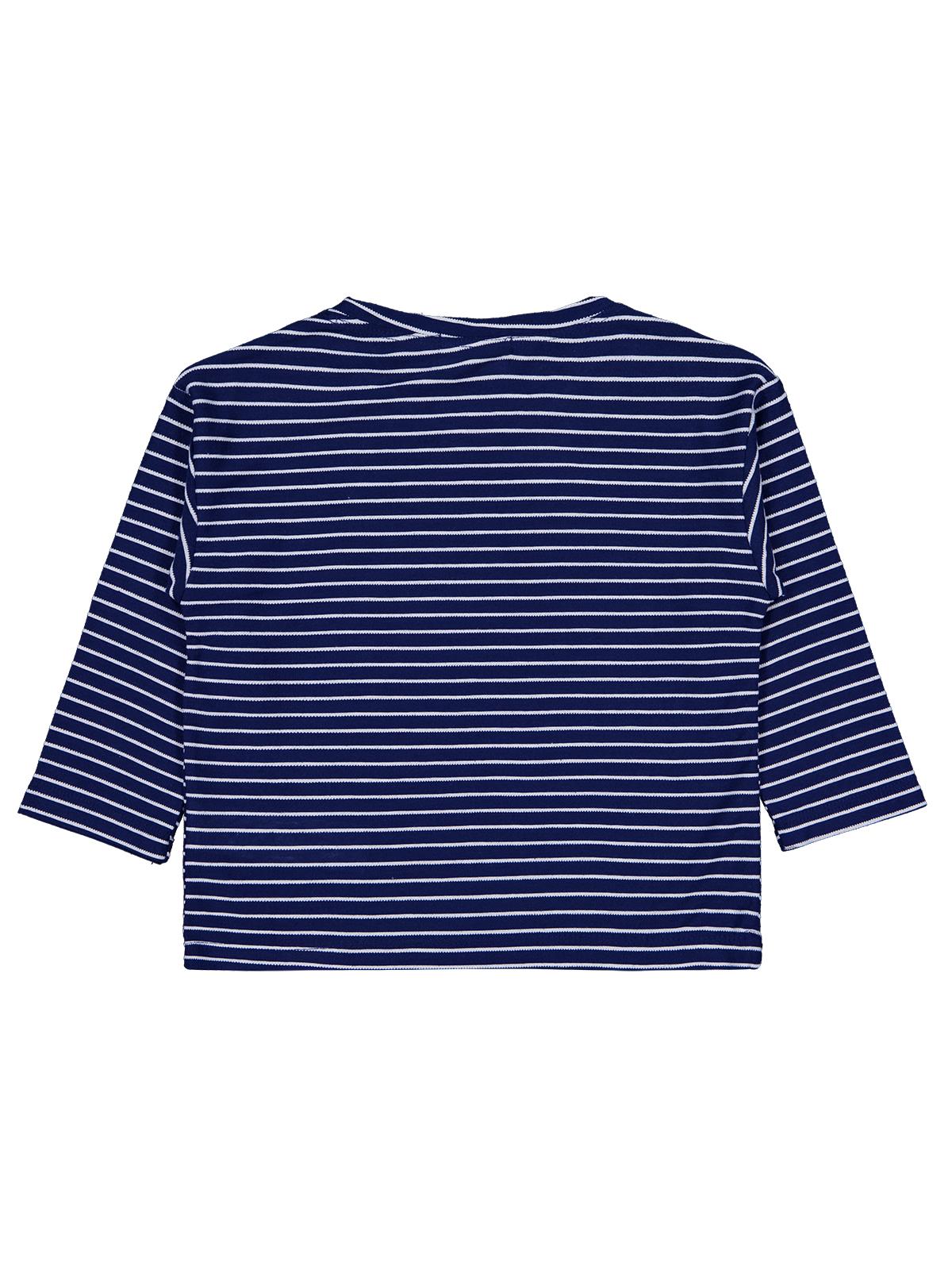 Civil Boys Yatay Çizgili 2-5 Yaş Sweatshirt - Lacivert