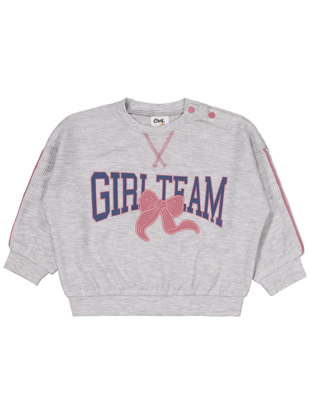 Civil Baby Gırl Team Fiyonk 6-18 Ay Takım - Gri
