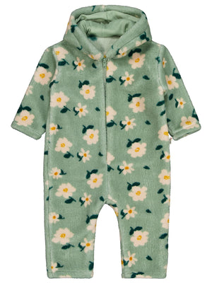 Civil Baby Çiçek Baskılı 6-18 Ay Tulum - Yeşil