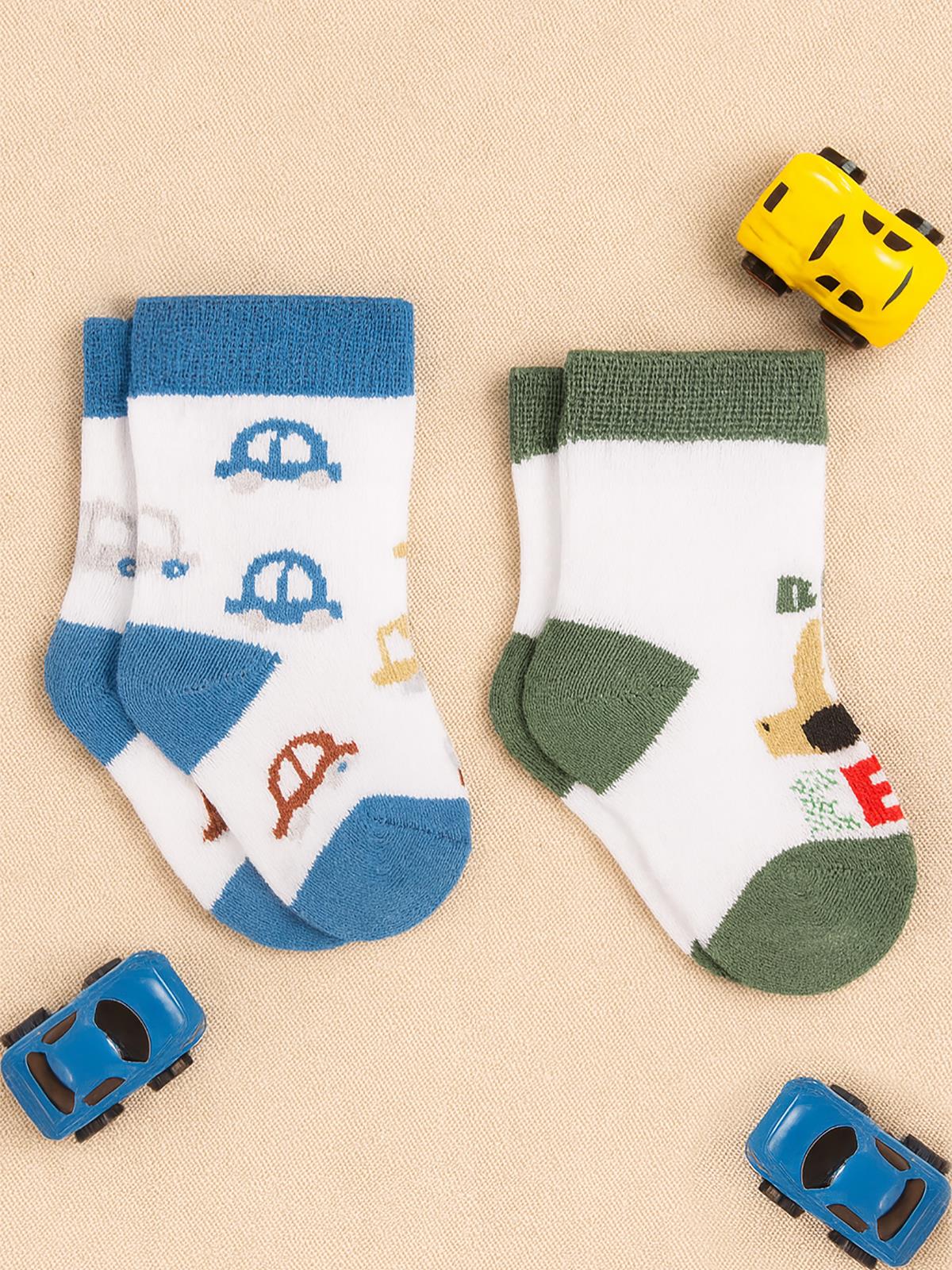 Civil Baby Beep Havlu 6- 2'li Bebek Erk Çorap Set - Standart