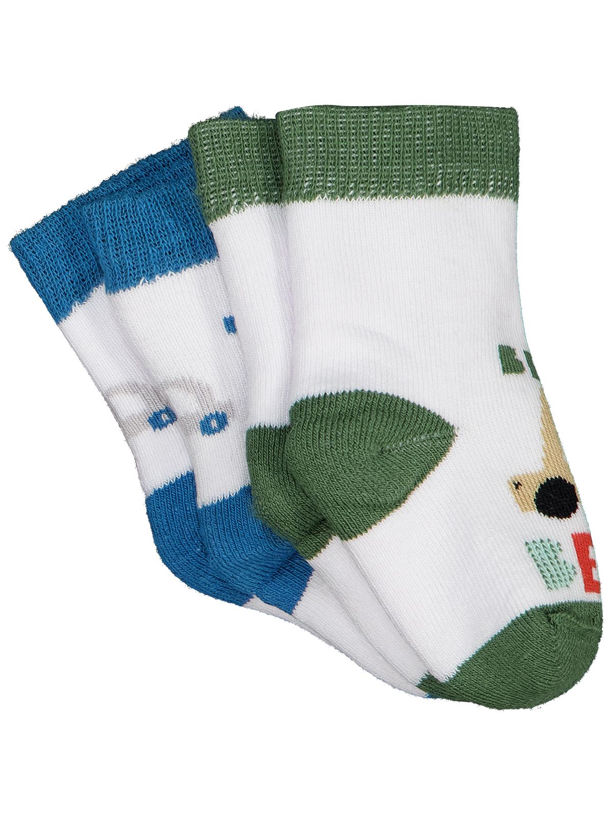 Civil Baby Beep Havlu 6- 2'li Bebek Erk Çorap Set - Standart