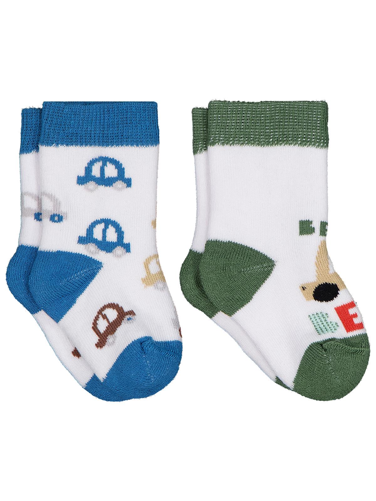 Civil Baby Beep Havlu 6- 2'li Bebek Erk Çorap Set - Standart