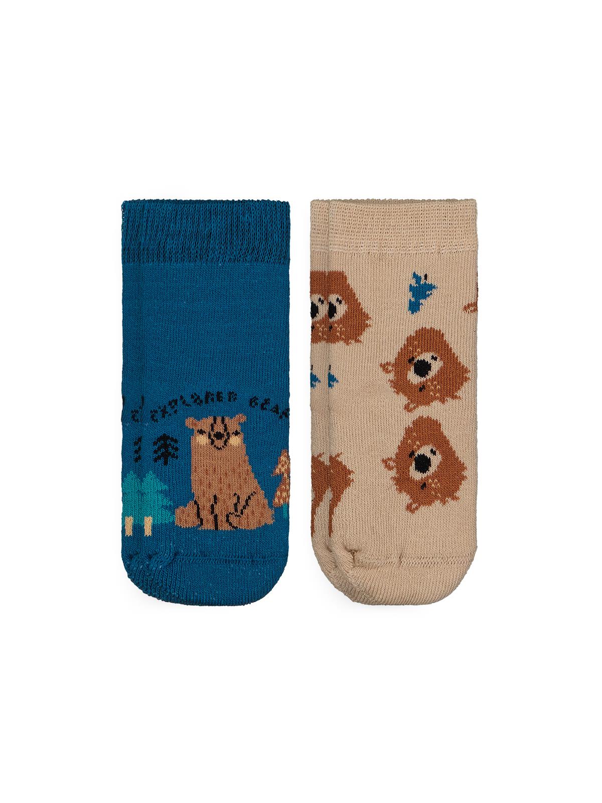 Civil Baby Bear Havlu 6- 2'li Bebek Erk Çorap Set