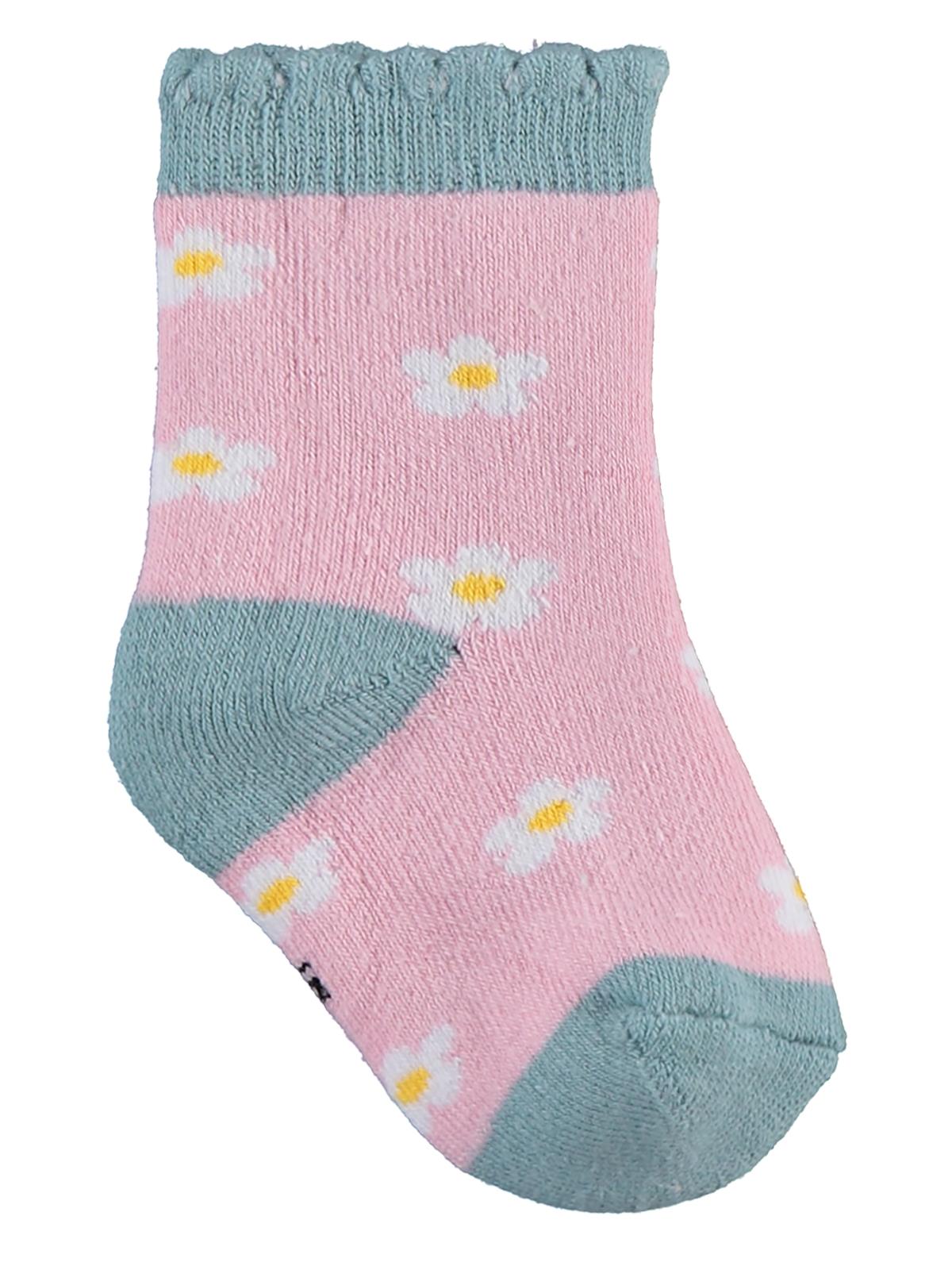 Civil Baby Flower Havlu 6- 2'li Bebek Kız Çorap Set