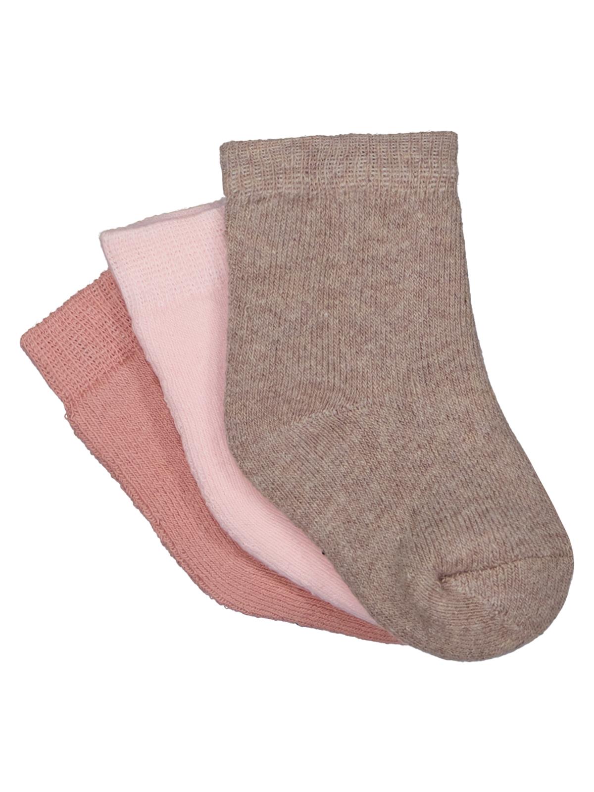 Civil Baby Basic Havlu 6- 3'lü Bebek Kız Çorap Set