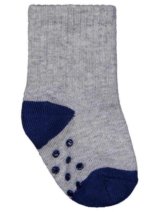 Civil Baby Basic Derbi Kaydırmaz 3'lü 6-18 Ay Bebek Erkek Çorap Set