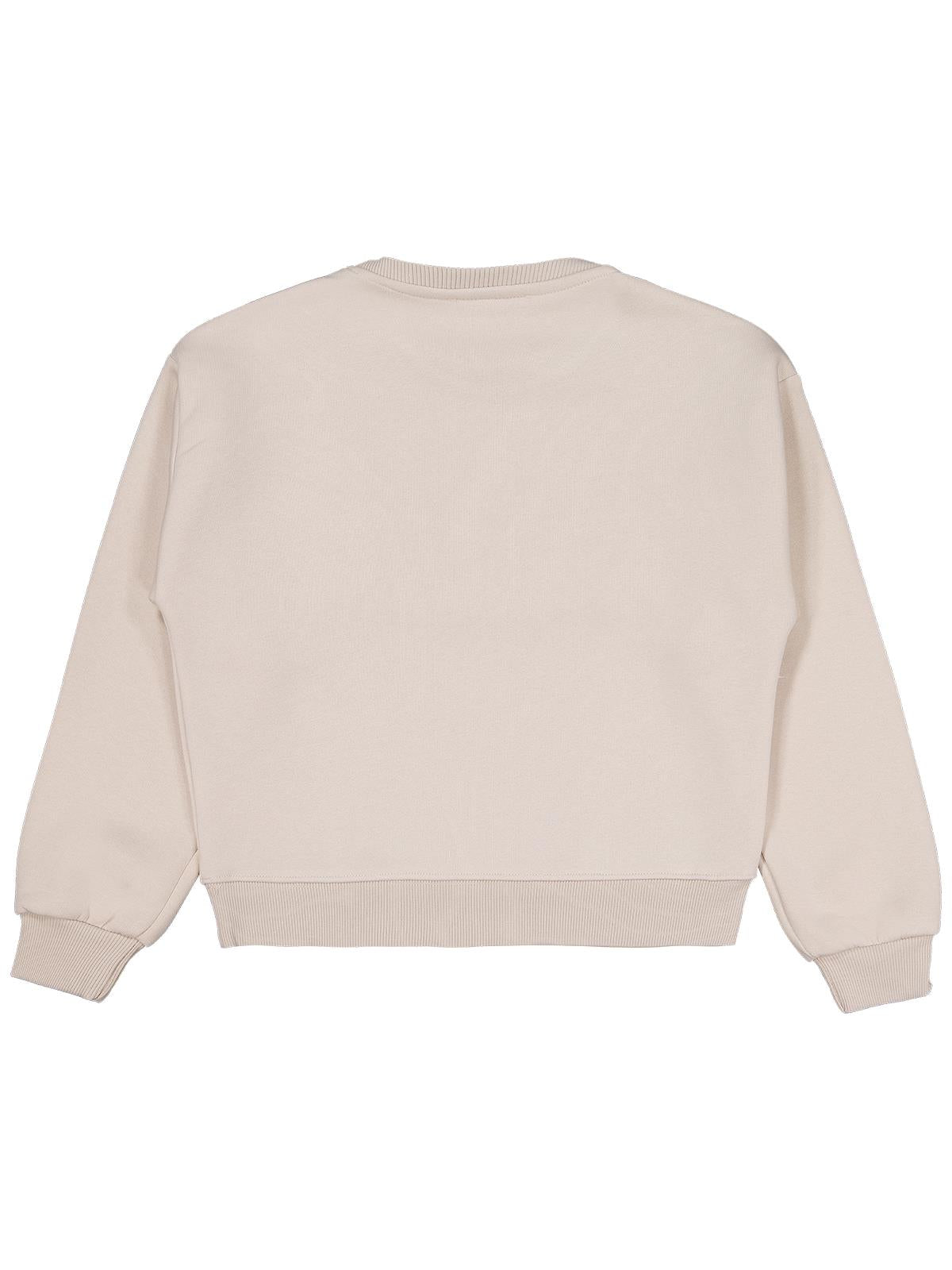 Civil Girls Püsküllü 10-13 Yaş Sweatshirt - Bej