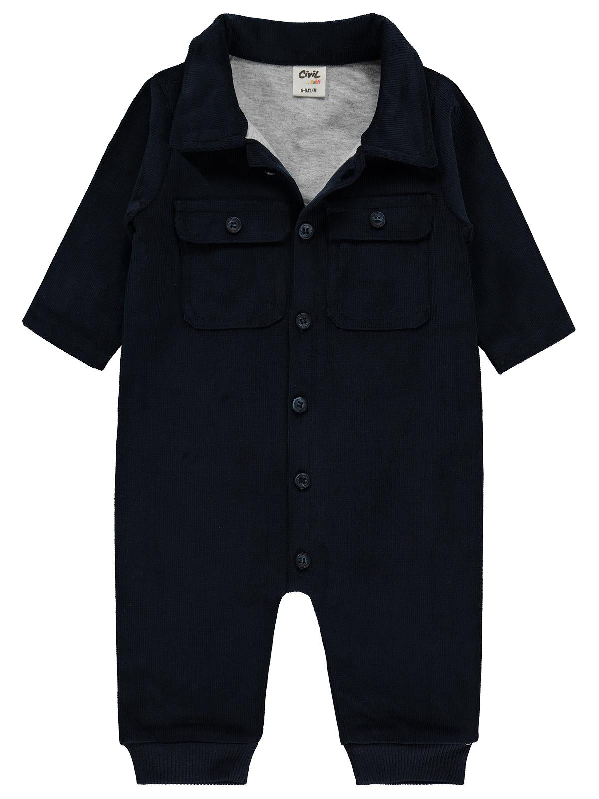 Civil Baby Yakalı 6-18 Ay Slopet - Lacivert