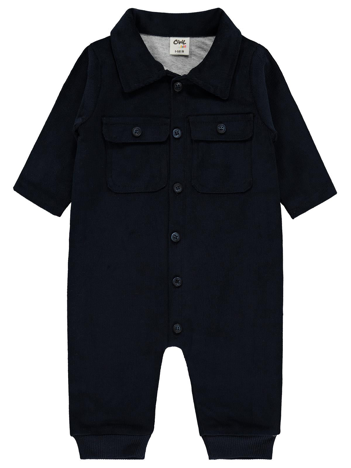 Civil Baby Yakalı 6-18 Ay Slopet - Lacivert