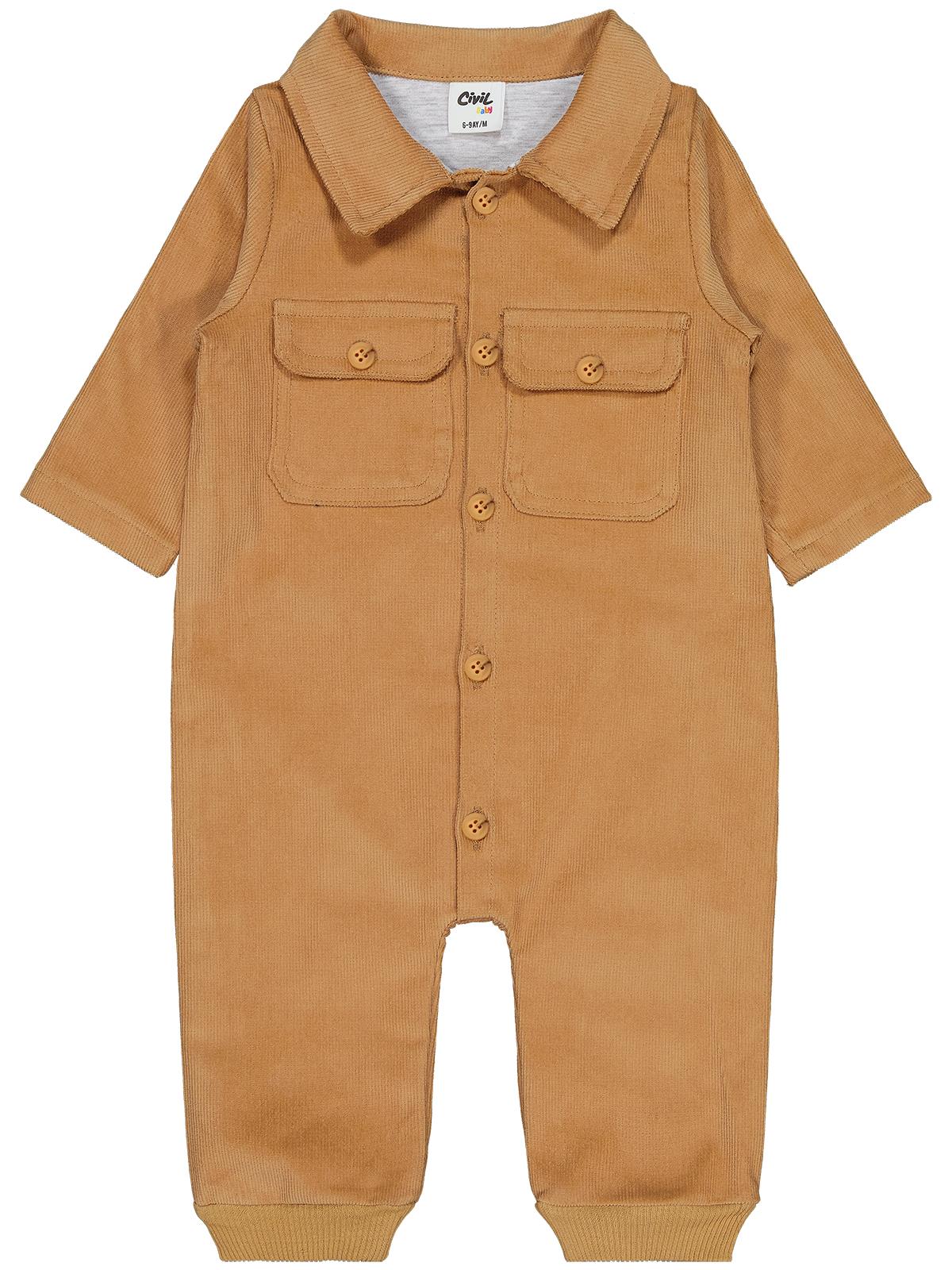 Civil Baby Yakalı 6-18 Ay Slopet - Hardal