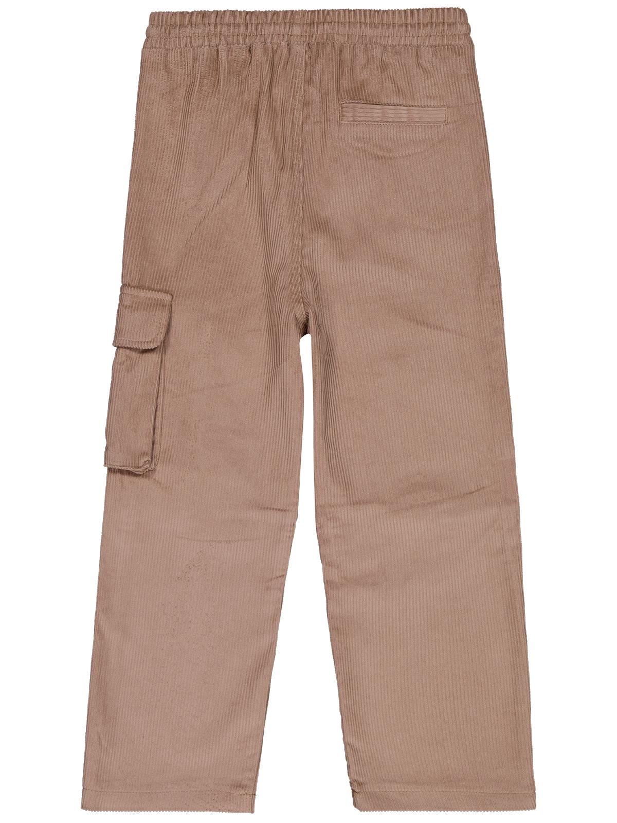 Civil Boys Kargo Cepli Kadife 6-9 Yaş Pantolon - Bej