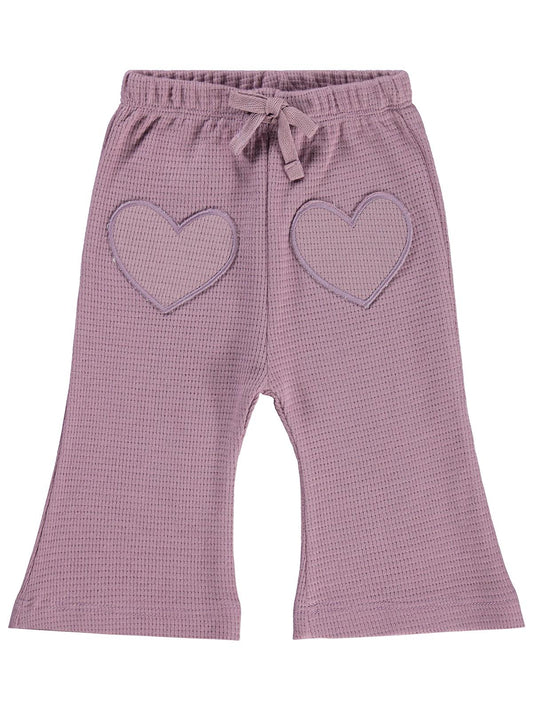 Civil Baby Kalp Cepli 6-18 Ay Eşofman Altı - Lila