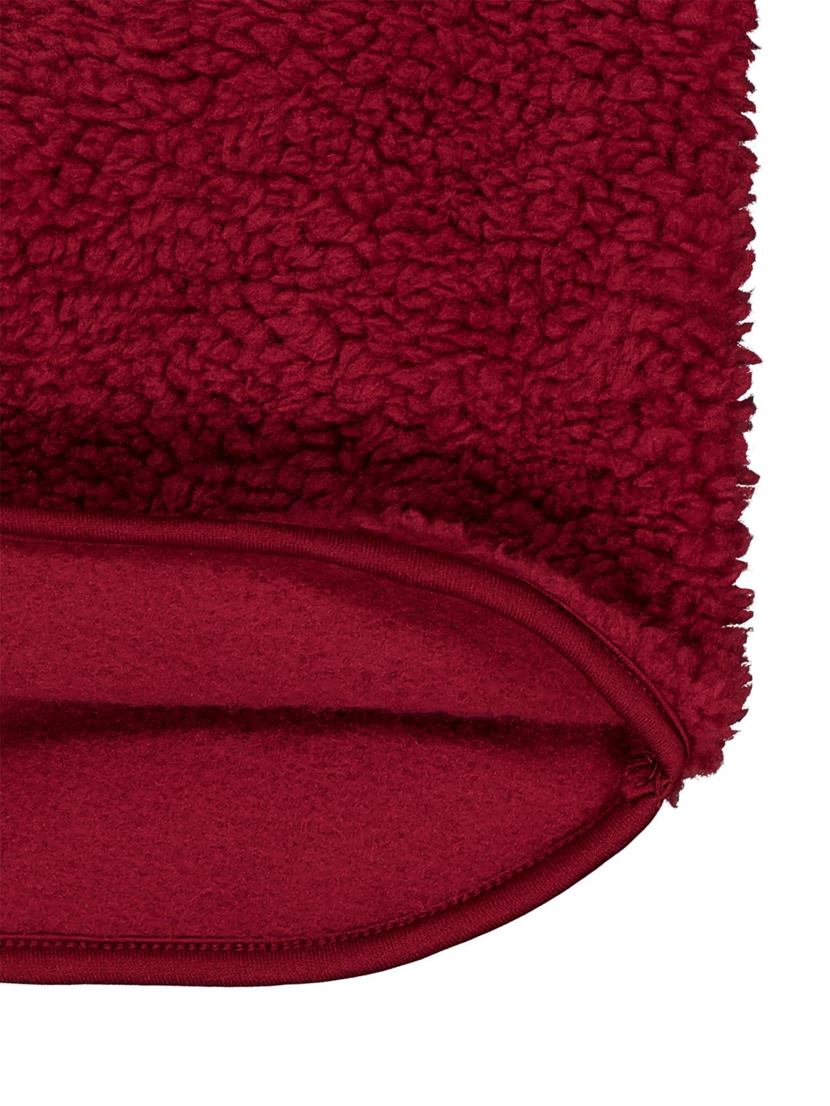 Civil Erkek Çocuk Biyeli Yarım Fermuarlı Sweatshirt | Velsoft | Okul Kreş ve Günlük Kullanım - Bordo