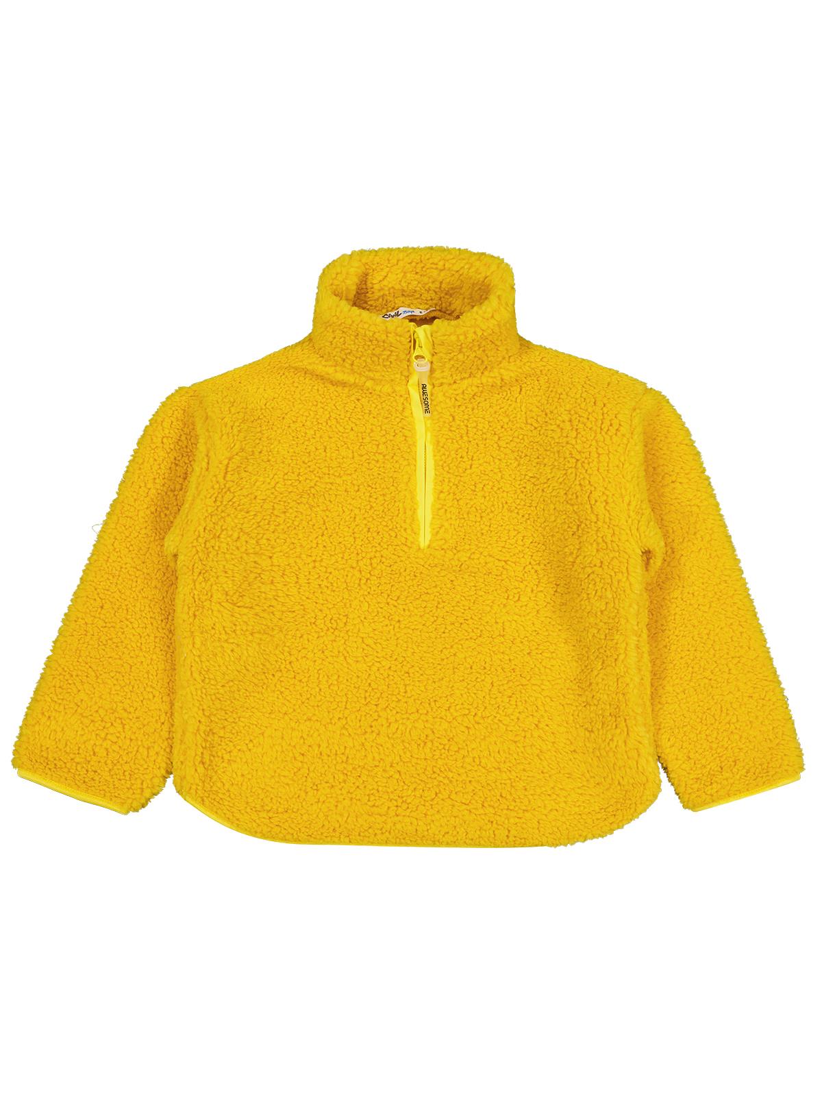 Civil Boys Biyeli Yarım Fermuarlı 6-9 Yaş Sweatshirt - Hardal