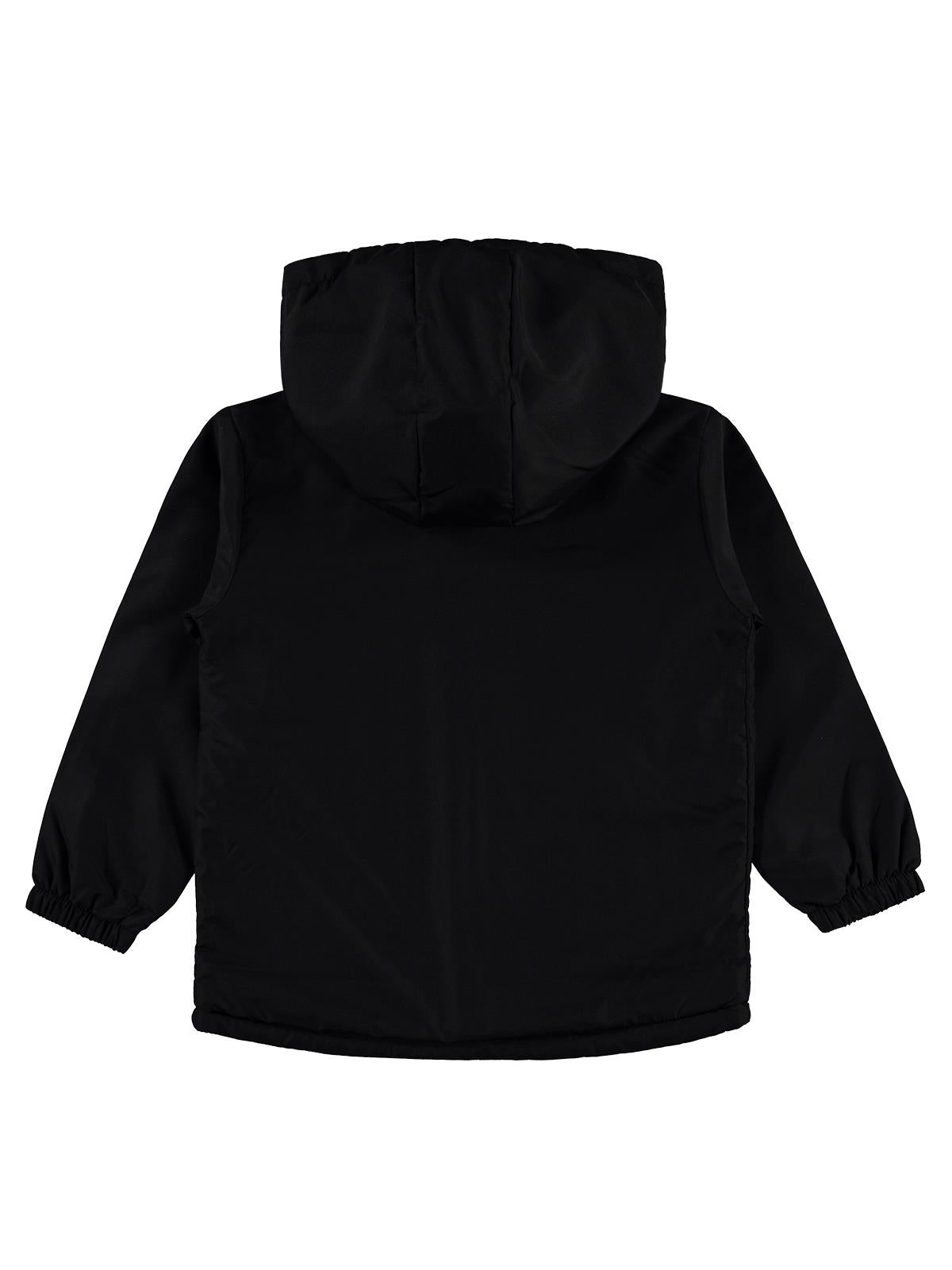 Civil Boys İçi Polarlı Basic 10-13 Yaş Yağmurluk - Siyah