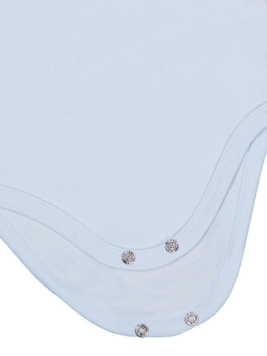 Civil Baby Düz Renkli Uzun Kol 12-36 Ay Çıtçıtlı Badi - Mavi
