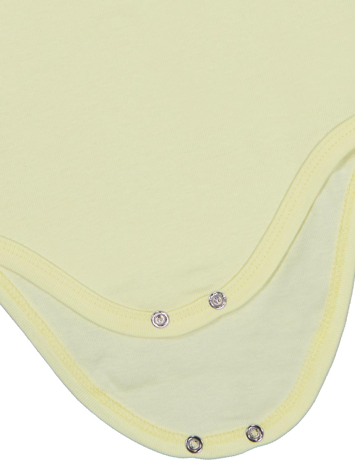 Civil Baby Düz Renkli Uzun Kol 12-36 Ay Çıtçıtlı Badi - Sarı
