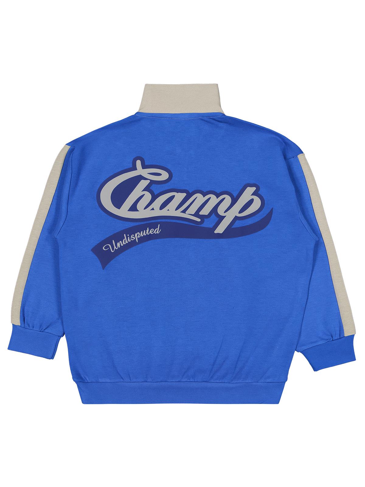Civil Boys Game Over Baskılı 6-9 Yaş Sweatshirt - Mavi