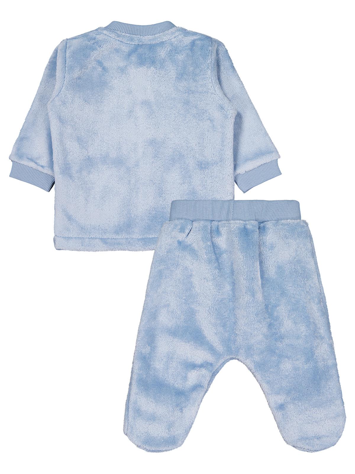 Civil Baby Unicorn Nakışlı 1-9 Ay Pijama Takımı - Mavi