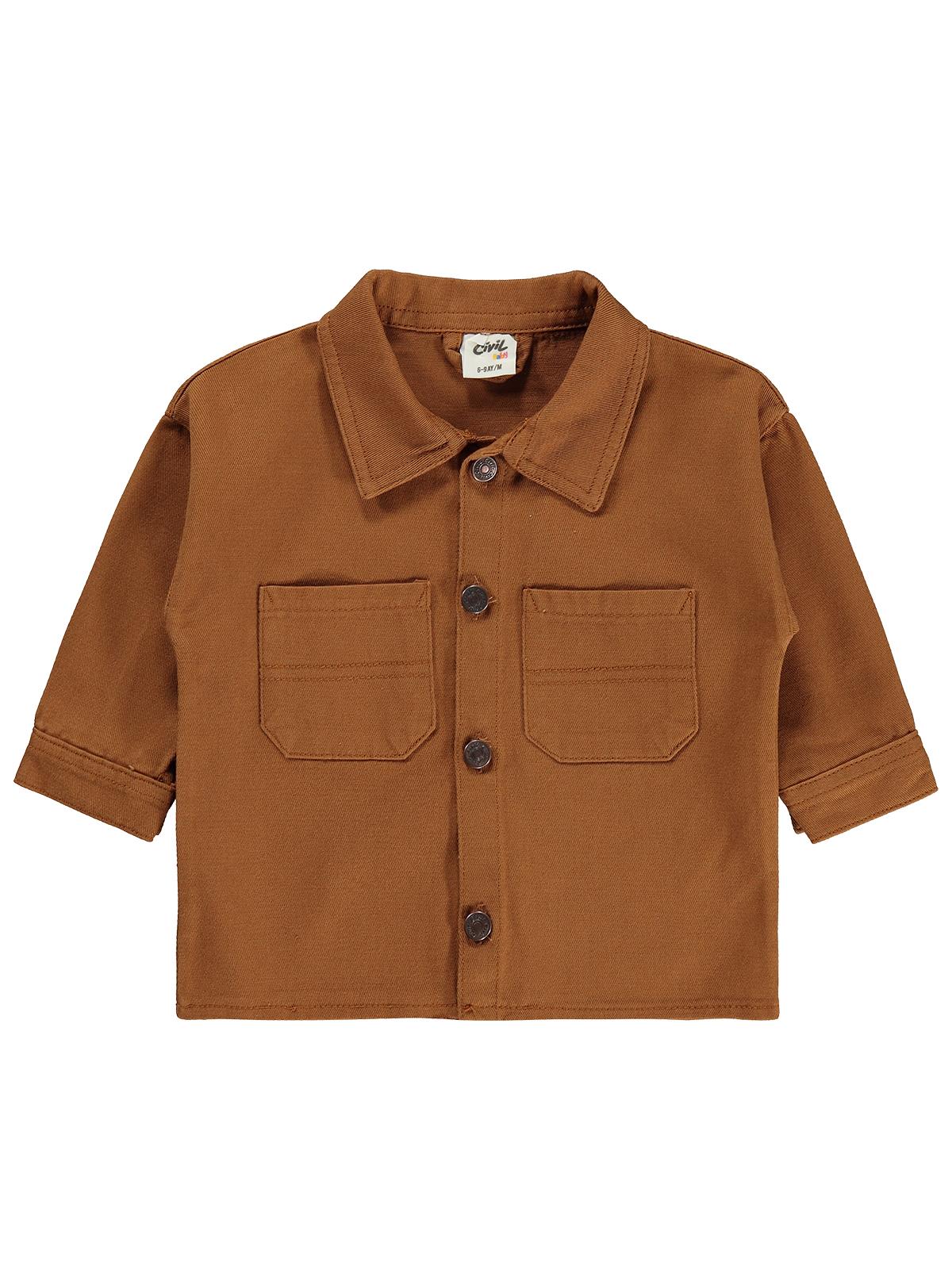 Civil Baby Oscar Jacket 6-18 Ay Gömlek - Kahverengi