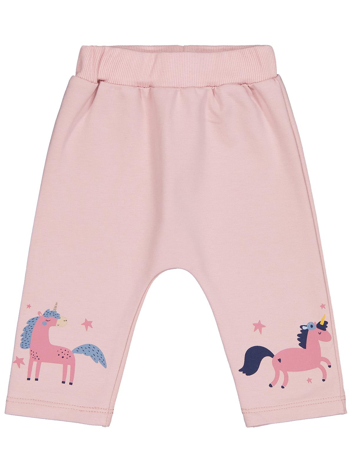 Civil Baby Unicorn Baskılı 6-18 Ay Tek Alt Bebe - Pembe