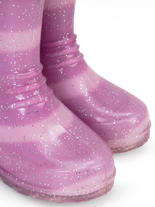Civil Boots Simli Unicorn 30-36 Numara Yağmur Çizmesi - Lila