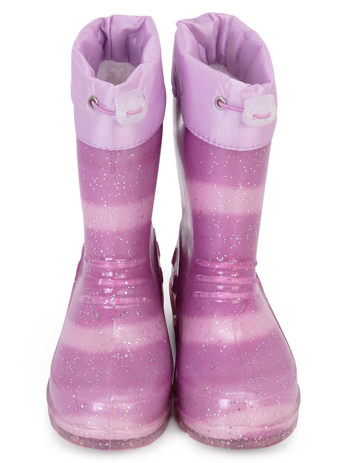 Civil Boots Simli Unicorn 30-36 Numara Yağmur Çizmesi - Lila