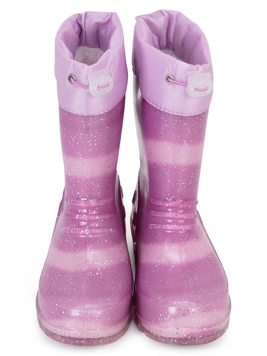 Civil Boots Simli Unicorn 30-36 Numara Yağmur Çizmesi - Lila