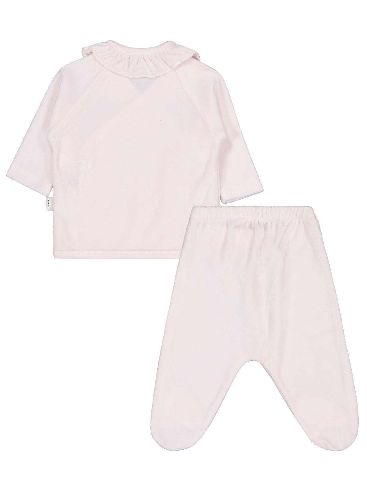 Civil Baby Balerin Nakışlı  Zıbın Takımları - Pembe