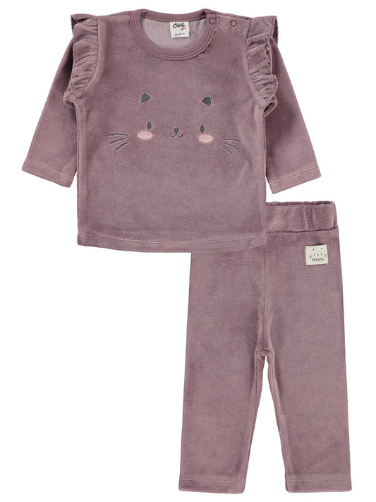 Civil Baby Süs Etiketli 6-18 Ay Takım - Kahve