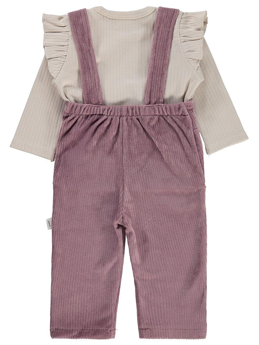 Civil Baby Pati Nakışlı Badili 6-18 Ay Slopet - Kahve