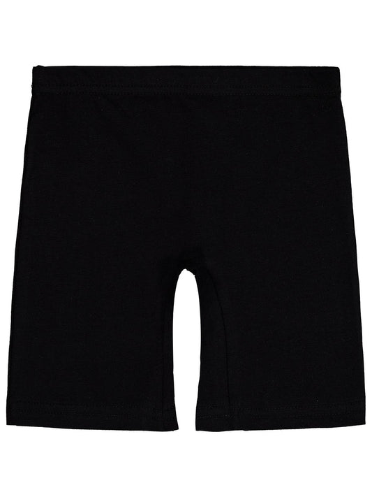 Civil Kız Çocuk Classic Long Boxer | Likralı Süprem | Okul Kreş ve Günlük Kullanım - Siyah