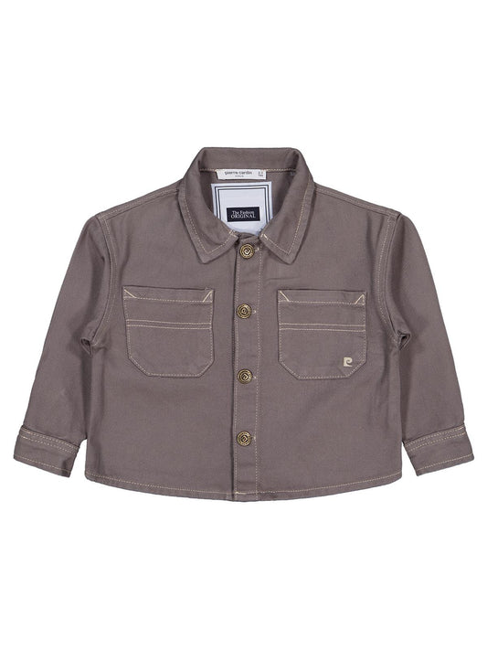 Pierre Cardin Nakışlı 2-5 Yaş Ceket - Gri