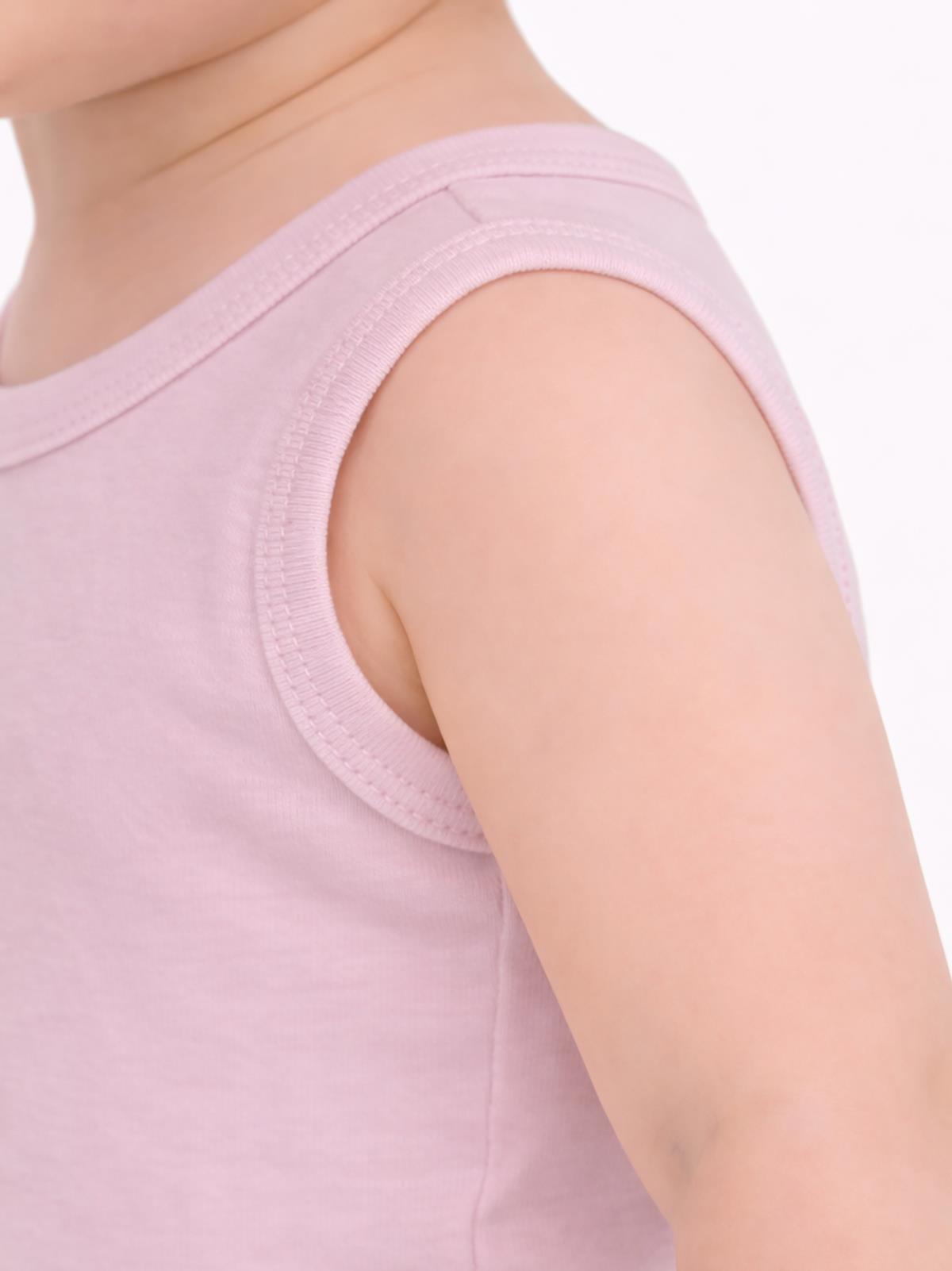 Civil Baby 5 li Organik Sıfır Kol  Çıtçıtlı Badi - Pembe