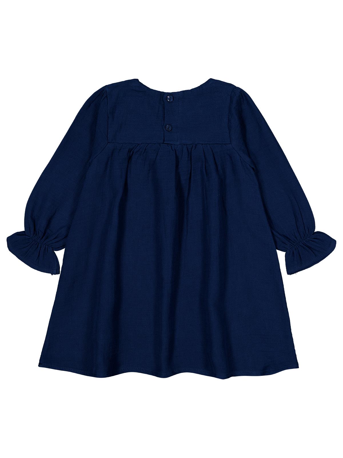 Civil Girls Fiyonklu 2-5 Yaş Elbise - Lacivert