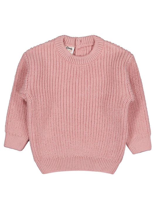 Civil Baby Basic Triko 6-18 Ay Kazak - Pembe