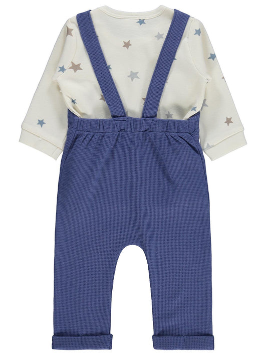 Civil Baby Gezegen Baskılı 6-18 Ay Slopet - Mavi