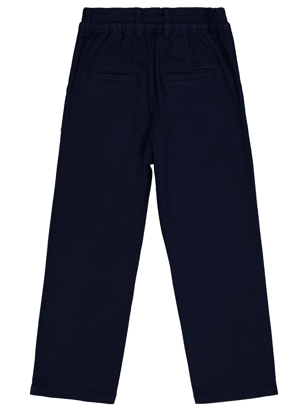 Pierre Cardin Nakışlı Pantolon | Gabardin | Okul Kreş ve Günlük Kullanım - Lacivert