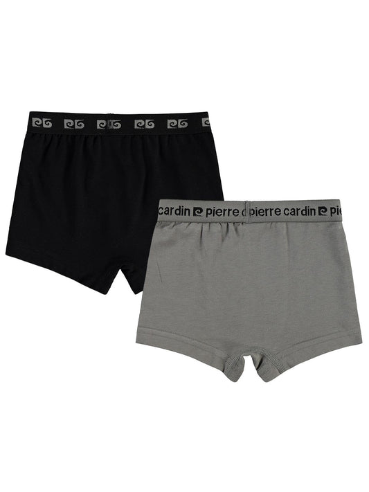 Pierre Cardin Erkek Çocuk 2'li Boxer | Modal Baskılı | Okul Kreş ve Günlük Kullanım