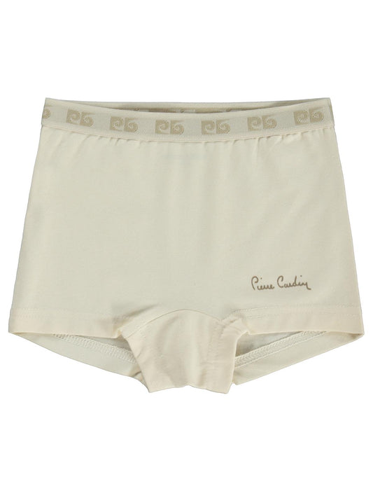 Pierre Cardin Kız Çocuk 2'li Boxer | Modal Baskılı | Okul Kreş ve Günlük Kullanım