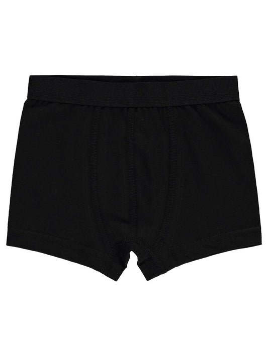 Civil Erkek Çocuk Gri-Siyah Erkek Çocuk 2'li Boxer | Likralı Süprem | Okul Kreş ve Günlük Kullanım