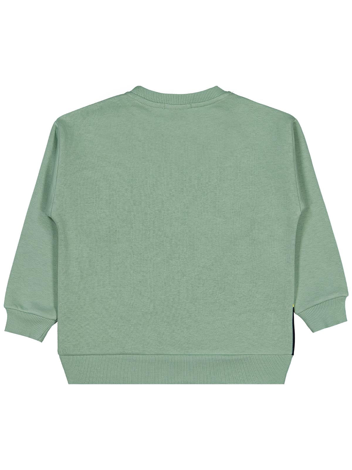 Batman Baskılı 6-9 Yaş Sweatshirt - Yeşil