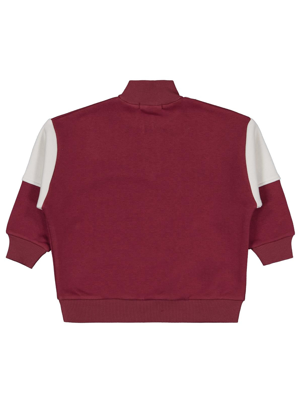 Civil Boys Erkek Çocuk Winners Baskılı Sweatshirt | 3 İp Uzun Kol | Okul Kreş ve Günlük Kullanım - Bordo