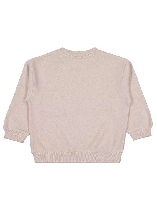 Civil Boys Erkek Çocuk Basic Selanik Sweatshirt | Selanik Uzun Kol | Okul Kreş ve Günlük Kullanım - Ekru