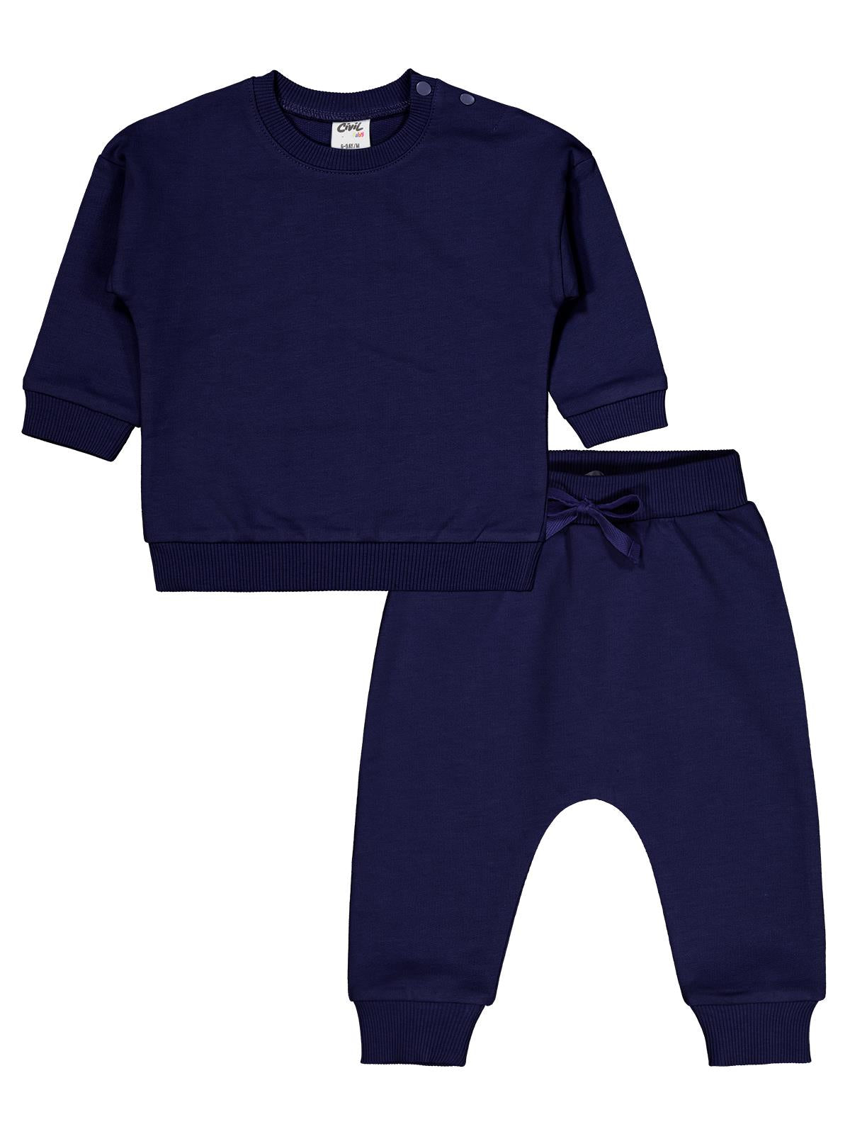 Civil Baby Basic 6-18 Ay Takım - Lacivert
