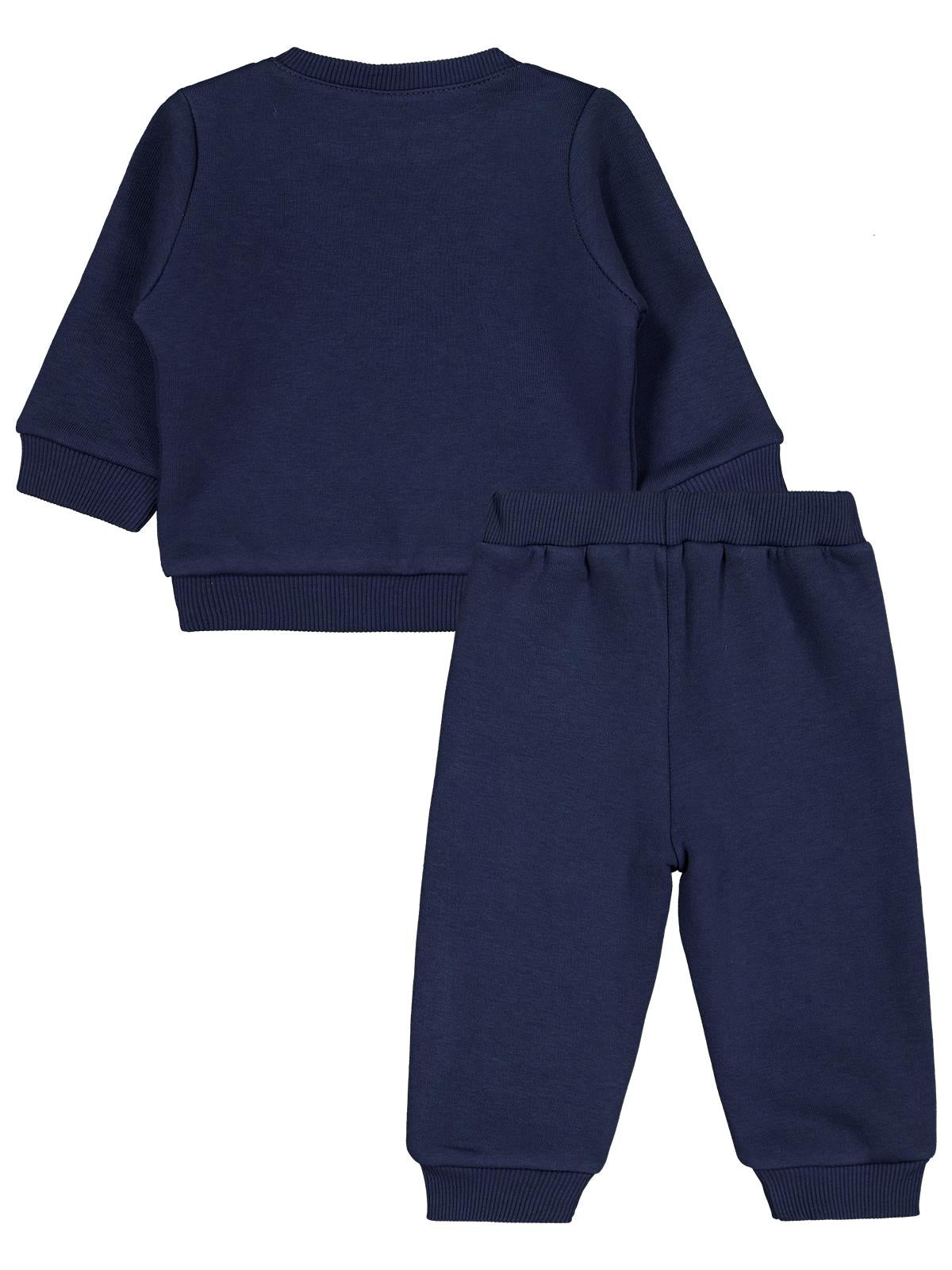 Civil Baby Cvl Nakışlı 6-18 Ay Takım - Lacivert